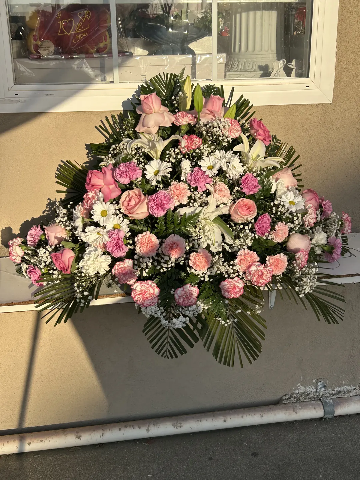 flores funebres pink spray