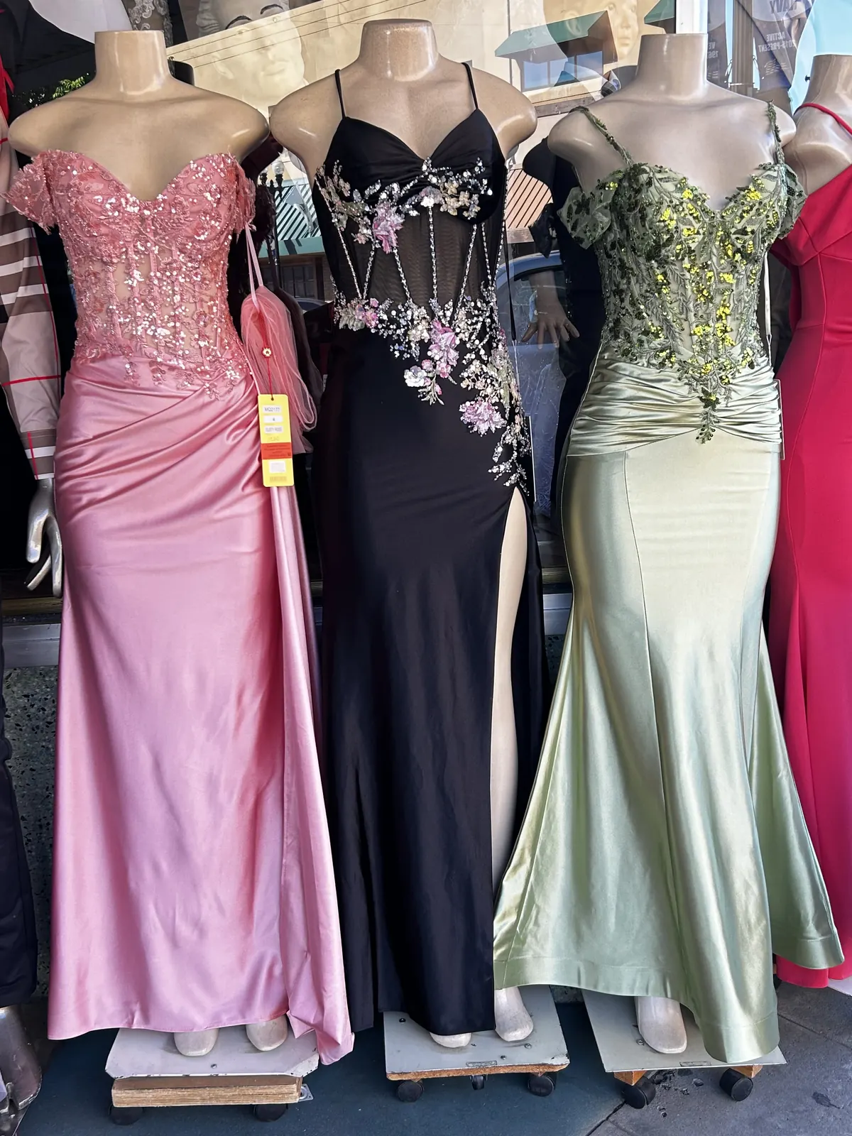 vestidos noche formal gowns trio